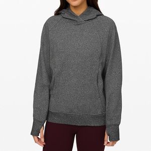 Lululemon Scuba Pullover sz 6 “Heathered Black”